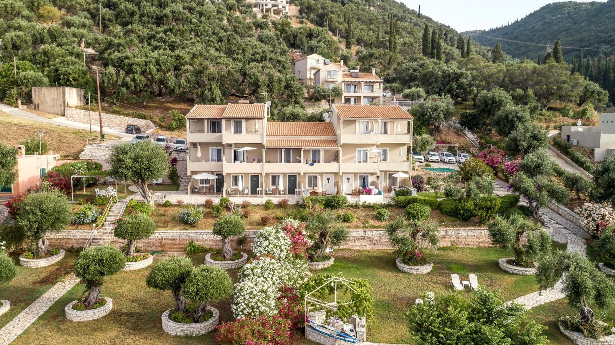 Krouzeri Beach Apartments Nisaki (Corfu) Exterior foto