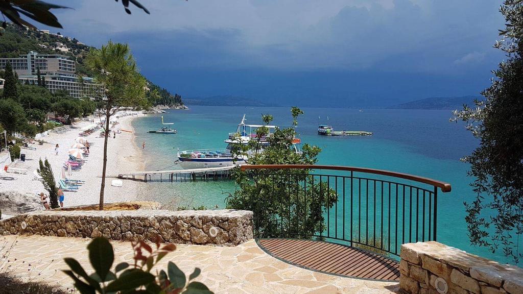 Krouzeri Beach Apartments Nisaki (Corfu) Exterior foto