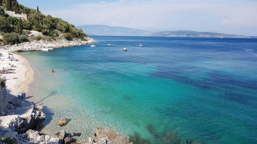 Krouzeri Beach Apartments Nisaki (Corfu) Exterior foto